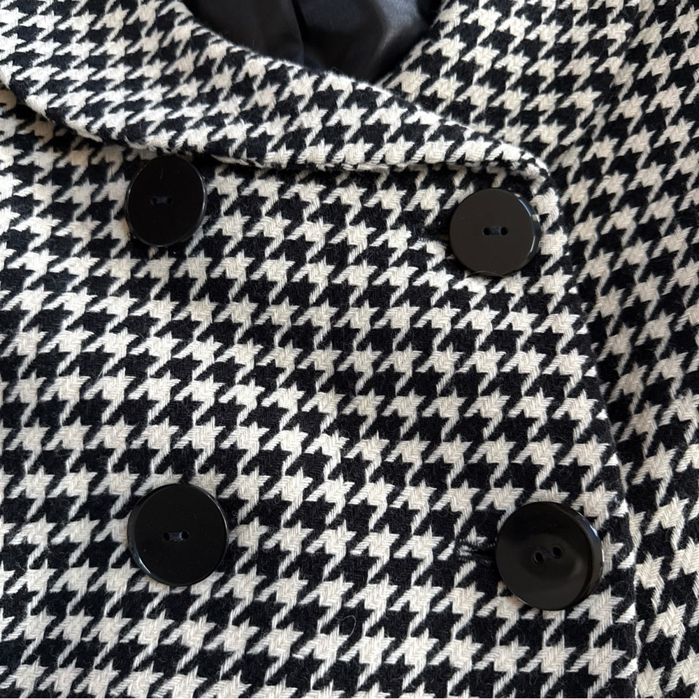PENDLETON wool blazer, Houndstooth, Virgin & Lambs Wool, Size 12 EUC Classic - Picture 4 of 9